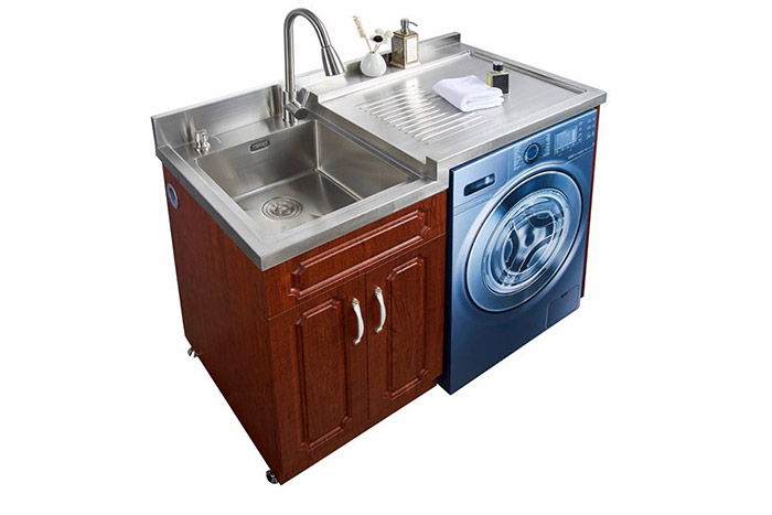 不銹鋼洗衣機(jī)柜定制